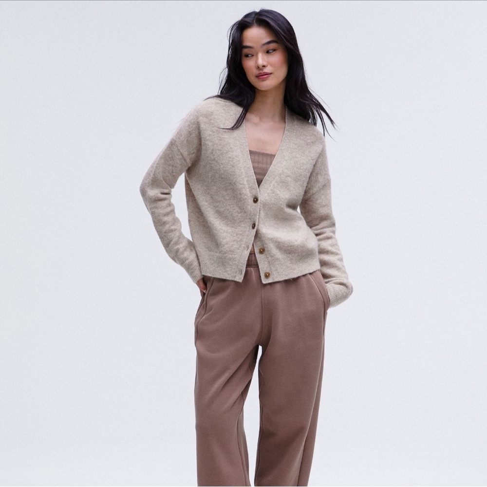 Lululemon Alpaca Wool-Blend Cardigan Size S
